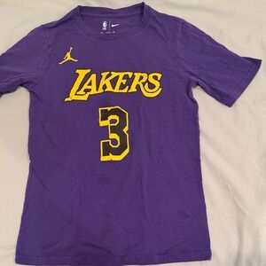 Throwback Lakers Anthony Davis Jersey Tee, Player Left the Team, Hard to find